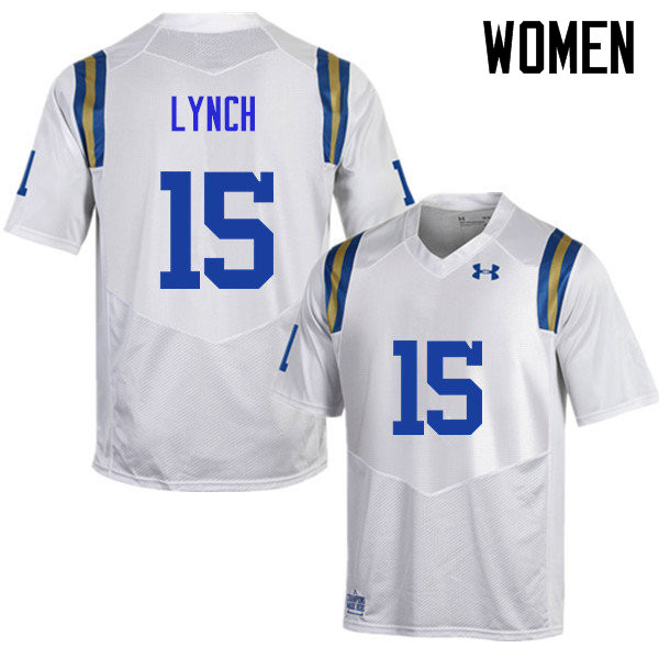 Women #15 Matt Lynch UCLA Bruins Under Armour College Football Jerseys Sale-White